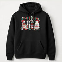 Humorous Medical Christmas Sweatshirt, Silent Night Nurse Hoodie, Adorable ICU Nurse Holiday Hoodie, Healthcare Worker Hooded Pullover, Xmas Present