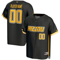 Missouri Tigers NIL Pick-A-Player Lightweight Baseball Jersey - Black