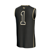 #1 Wake Forest Demon Deacons Lightweight Basketball Fashion Jersey - Black