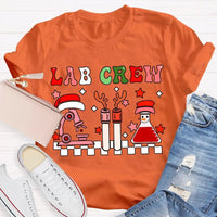 Festive Laboratory Tech Holiday Shirt, Christmas Lab Crew Science T-Shirt, Chemist Biology Xmas Tee, Science Lover Present