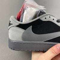 Low Top Sneakers, Black Gray Colorway, Reverse Hook Design, Lace Up Design, Casual Gift for Sneaker Fans