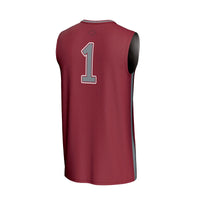 #1 UChicago Maroons Lightweight Basketball Fashion Jersey - Maroon
