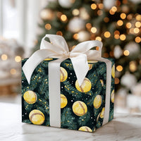 Holiday Sports Tree Gift Wrap, Softball Christmas Wrapping Paper, Softball Coach Present Paper, Winter Player Softball Christmas Gift Wrap