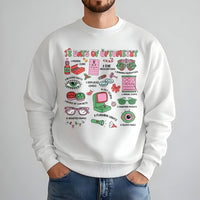 Eye Doctor Christmas Sweatshirt, 12 Days of Optometry Sweatshirt, Optician Holiday Crewneck, Eye Care Xmas Sweater, Optometrist Sweatshirt