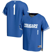 #1 BYU Cougars Lightweight Baseball Jersey - Royal