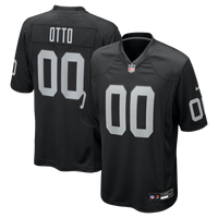 Las Vegas Raiders Jim Otto Black Game Retired Player Jersey