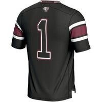 #1 Fordham Rams Endzone Football Jersey - Black