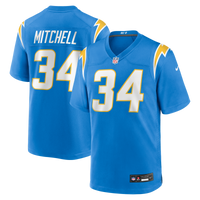 Los Angeles Chargers Keaton Mitchell Powder Blue Team Game Jersey