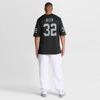 Las Vegas Raiders Marcus Allen Black Game Retired Player Jersey