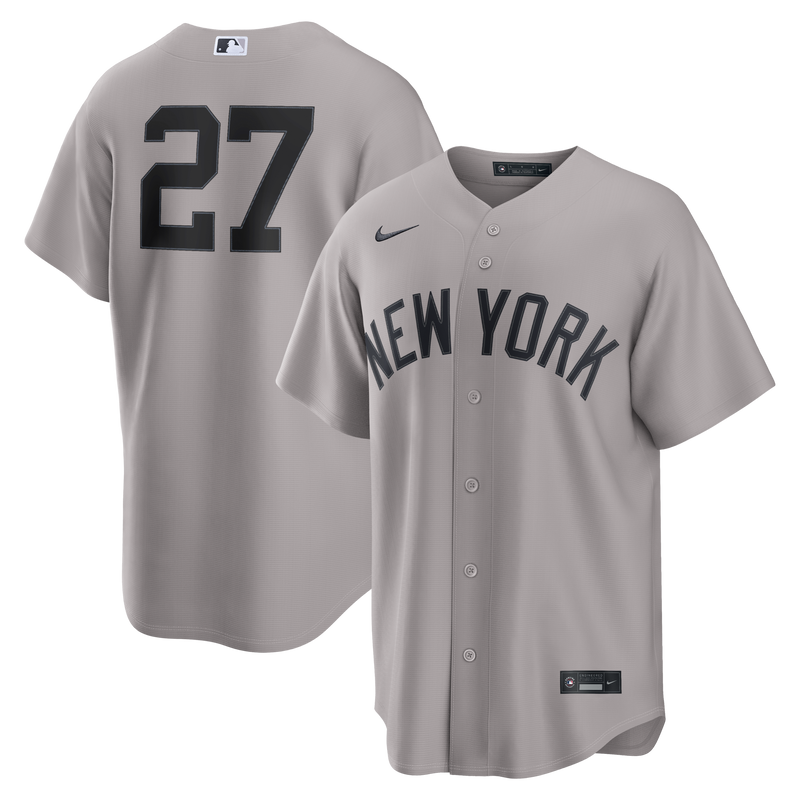 New York Yankees Giancarlo Stanton Gray Road Replica Jersey