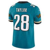 Jacksonville Jaguars Fred Taylor Teal Prowler Throwback Limited Retired Player Jersey