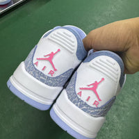 Mid Top Sneakers, White Pink Colorway, Lace Up Design, Casual Gift for Sneaker Fans