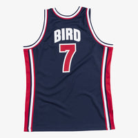 USA Basketball Authentic Jersey Larry Bird 1992 Navy