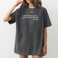 Humorous Christmas Shirt, Probably Just Gonna Jingle All the Way I'm Tired Shirt, Tired Mom Holiday Graphic Tee, Festive Xmas Shirt