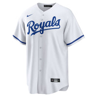 Kansas City Royals White Replica Custom Jersey
