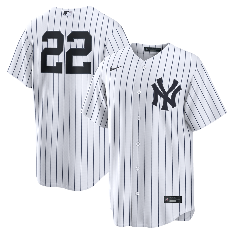 New York Yankees Ben Rice White Home Replica Jersey