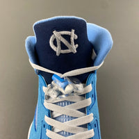 Retro High Top Sneakers, Blue Colorway, Cracked Pattern, Lace Up Design, Casual Gift for Sneaker Fans