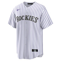 Colorado Rockies Ezequiel Tovar White Home Replica Jersey