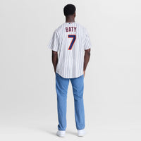 New York Mets Brett Baty White Home Replica Jersey