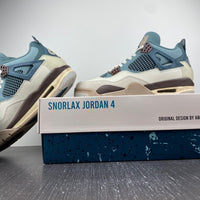 Sneakers, Blue White Brown Colorway, Lace Up Design, Casual Gift for Sneaker Fans