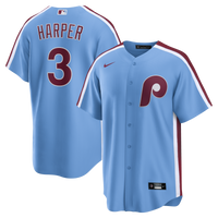 Philadelphia Phillies Bryce Harper Light Blue Alternate Replica Jersey