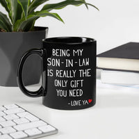 Sarcastic Only Present You Need Mug, Humorous Son-In-Law Coffee Mug, Humorous Ceramic Family Gag Mug, Mother-In-Law Joke Cup, Christmas Present
