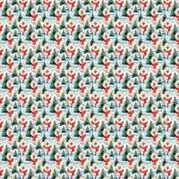 Snowy Forest Puppy Gift Wrap, Samoyed Dog Christmas Wrapping Paper, Adorable Samoyed Dog Wrapping Paper, Winter Holiday Present Wrap, Dog Present