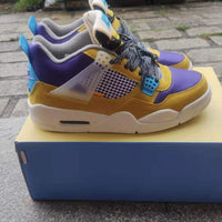 Sneakers, Yellow Blue Colorway, Lace Up Design, Casual Gift for Sneaker Fans