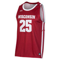 John Blackwell Wisconsin Badgers Replica Basketball Jersey - Red