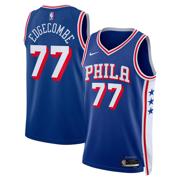 Philadelphia 76ers Icon Edition Swingman Jersey - Royal - VJ Edgecombe