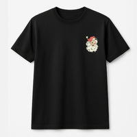 Retro Santa Claus Shirt, Vintage Santa T-Shirt, Minimalist Christmas Graphic Tee, Adorable Holiday Santa T-Shirt