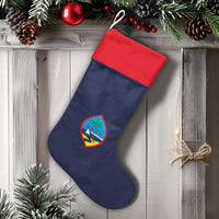 Chamorro Island Holiday Stocking, Personalized Guam Flag Christmas Stocking, Guam Islander Xmas Stocking, Custom Pacific Family Holiday Present