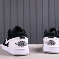 Low Top Sneakers, White Black Colorway, Lace Up Design, Casual Gift for Sneaker Fans