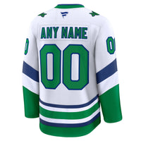 Carolina Hurricanes White Throwback Premium Custom Jersey