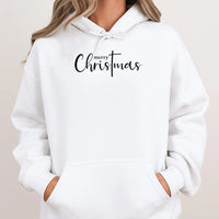 Christian Holiday Graphic Sweatshirt, Merry Christmas Cross Hoodie, Faith Based Scripture Pullover, Religious Xmas Hooded Sweater