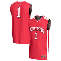 #1 Valdosta State Blazers Lightweight Basketball Fashion Jersey - Red