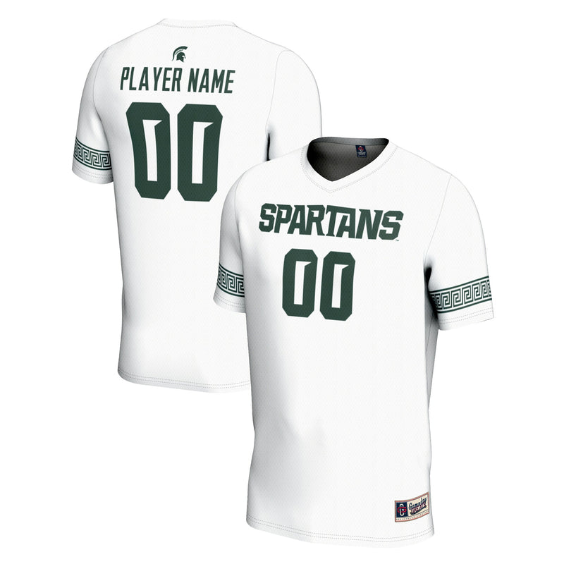Michigan State Spartans NIL Pick-A-Player Lightweight Soccer Jersey - White