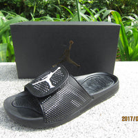 Retro Slides, Black Colorway, Slip On Design, Casual Gift for Shoe Lovers