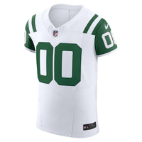 New York Jets White Elite Custom Jersey