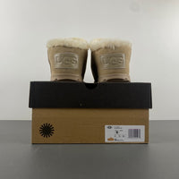 Slides, Beige Colorway, Slip On Design, Wool Detail, Casual Gift for Shoe Lovers