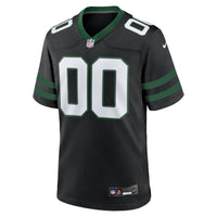 New York Jets Legacy Black Alternate Custom Game Jersey