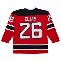 New Jersey Devils Patrik Elias Red 1999-00 Power Play Jersey