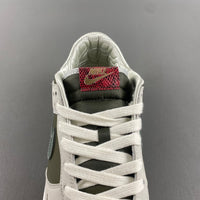 Low Top Sneakers, White Green Colorway, Reverse Hook Design, Lace Up Design, Casual Gift for Sneaker Fans