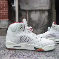 Mid Top Sneakers, White Gray Colorway, Lace Up Design, Casual Gift for Sneaker Fans