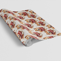 Festive Dog Sweater Gift Wrap, Shiba Inu Christmas Wrapping Paper, Holiday Dog Lover Gift Wrapping Paper, Winter Puppy Present Wrap Roll