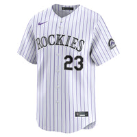 Colorado Rockies Kris Bryant White Home Limited Player Jersey
