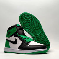 Sneakers, Black Green Colorway, Lace Up Design, Casual Gift for Sneaker Fans