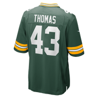 Green Bay Packers Kiondre Thomas Green Game Player Jersey