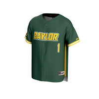 #1 Baylor Bears Lightweight Baseball Fashion Jersey - Green