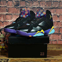 Sneakers, Black Purple Colorway, Casual Gift for Sneaker Fans